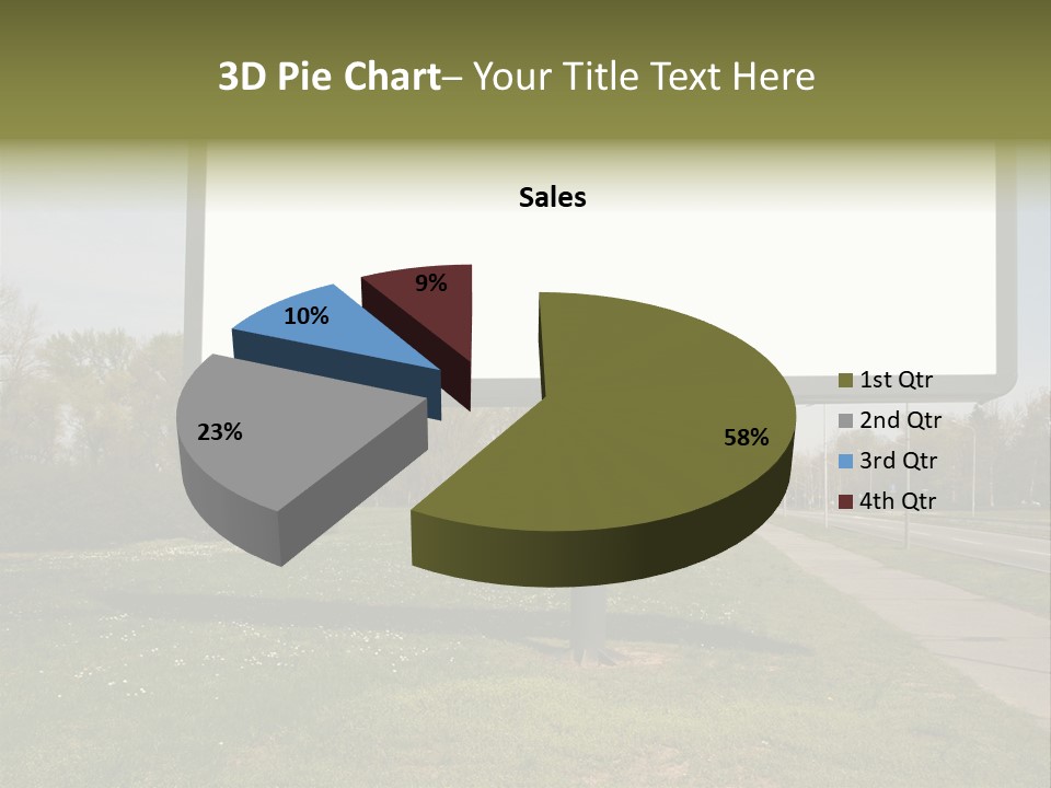 Empty Billboard PowerPoint Template