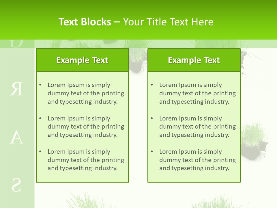 Island Grass PowerPoint Template