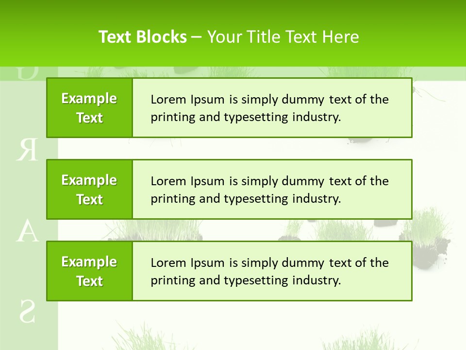 Island Grass PowerPoint Template