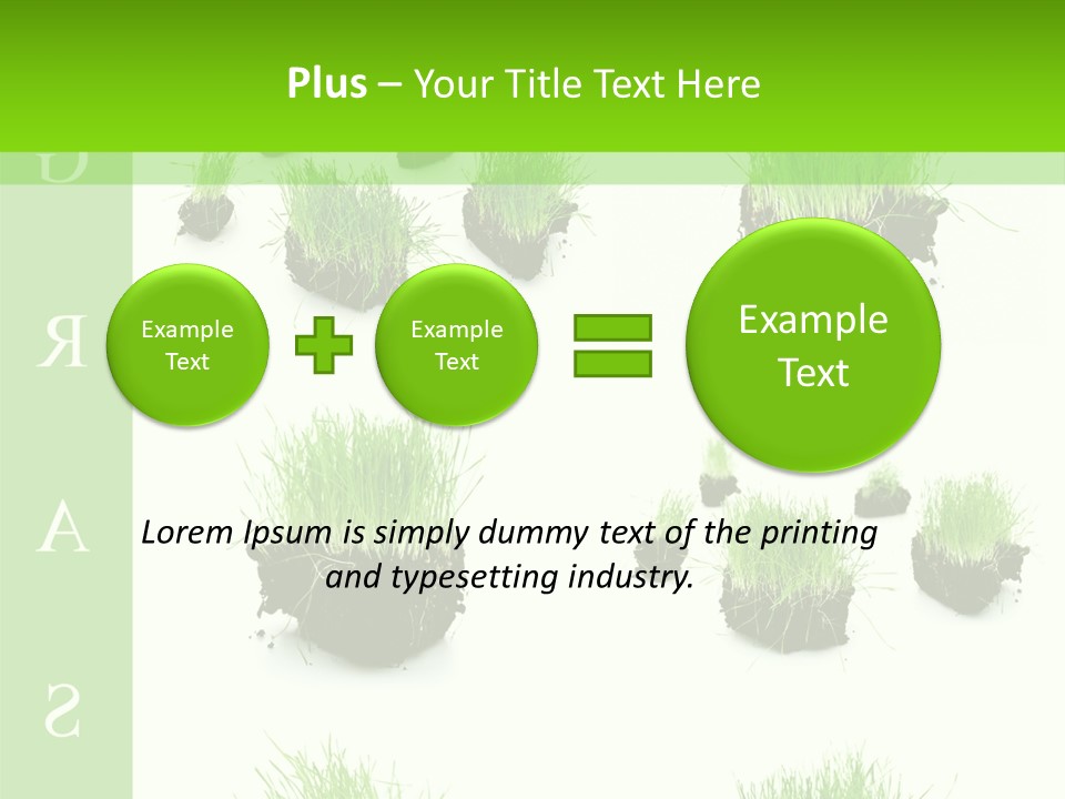 Island Grass PowerPoint Template