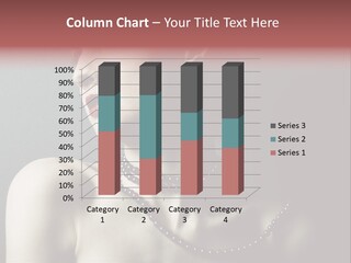 Looking White Posing PowerPoint Template