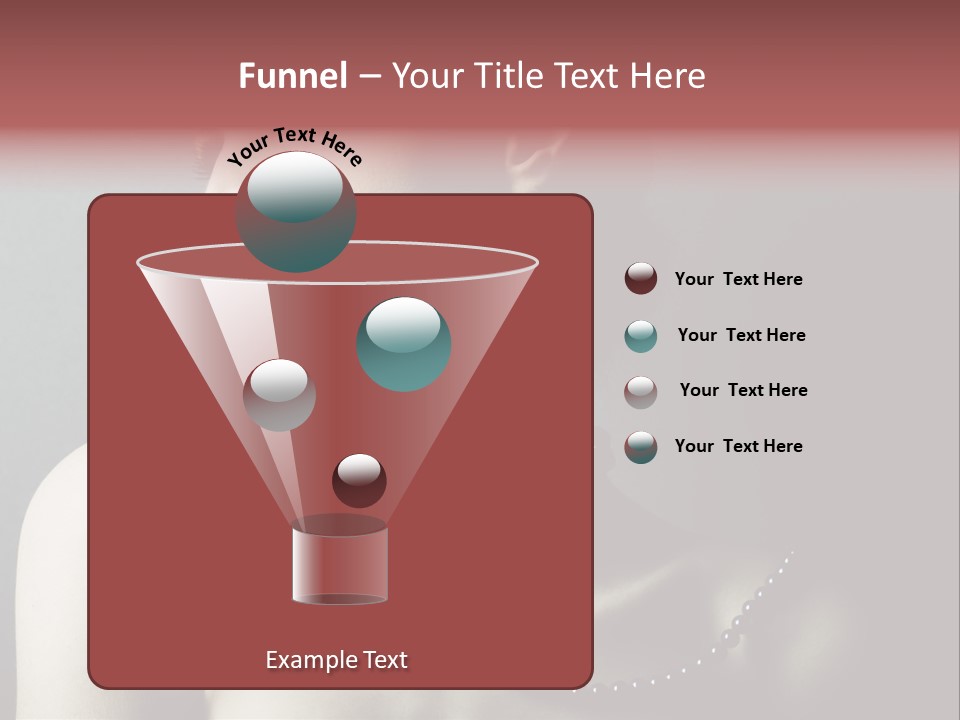 Looking White Posing PowerPoint Template