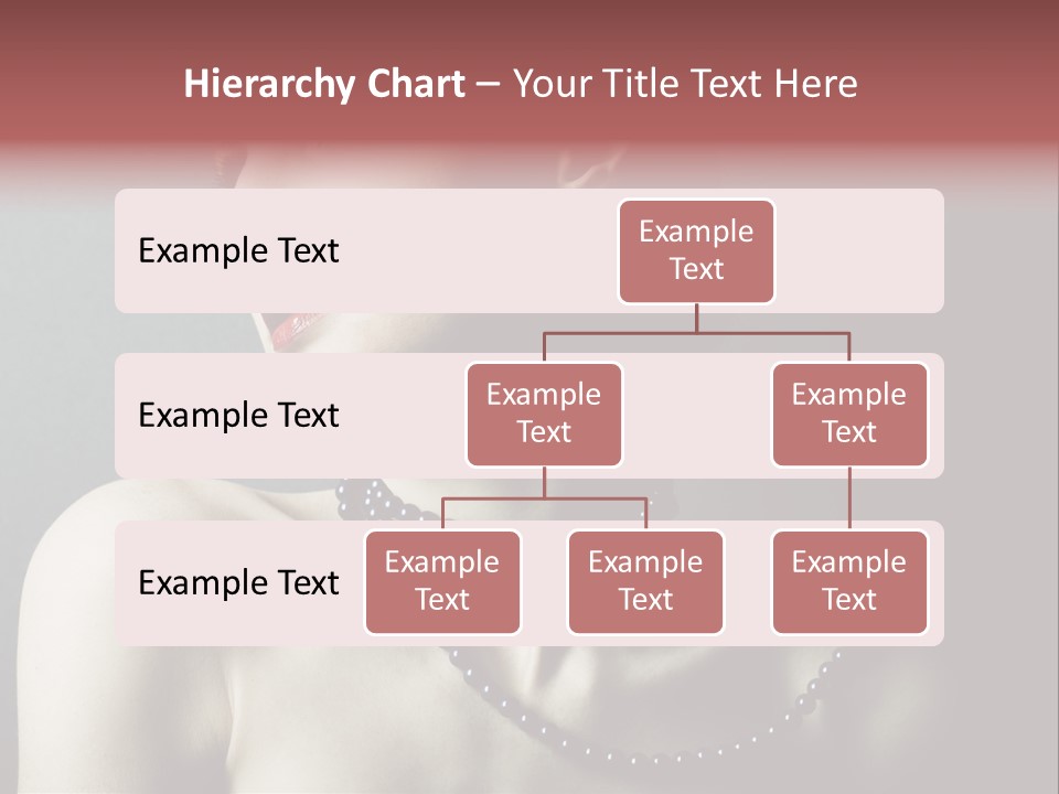 Looking White Posing PowerPoint Template