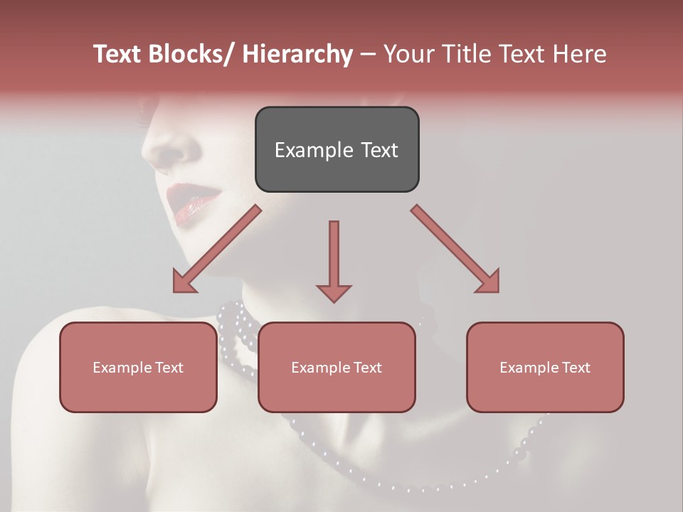 Looking White Posing PowerPoint Template