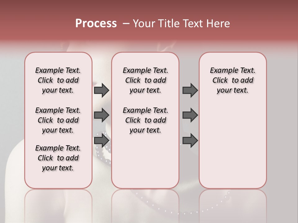 Looking White Posing PowerPoint Template
