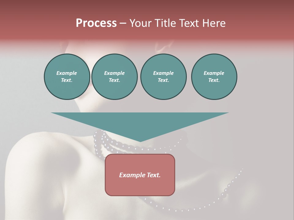 Looking White Posing PowerPoint Template