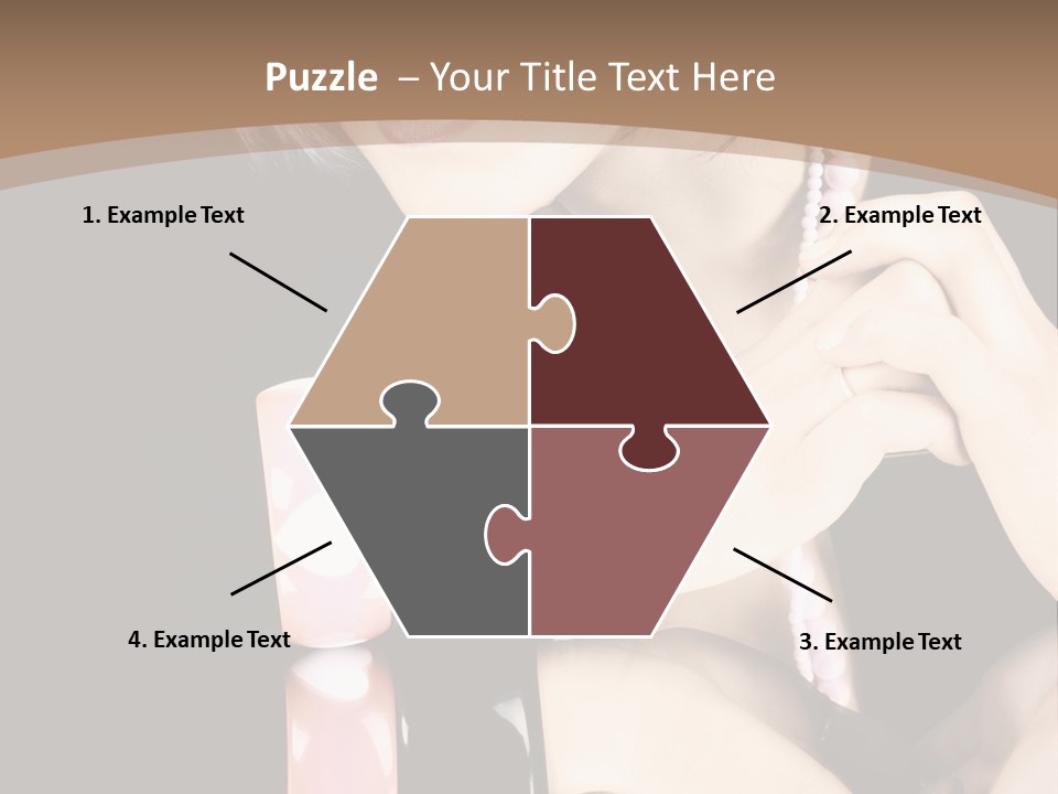 Brown Care Glamour PowerPoint Template