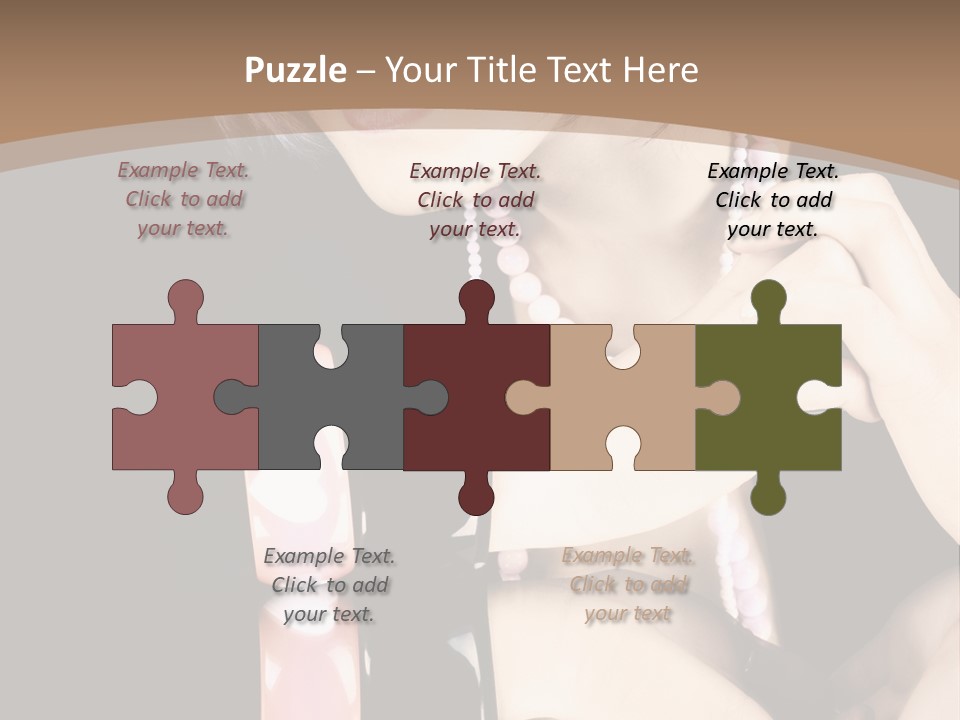 Brown Care Glamour PowerPoint Template