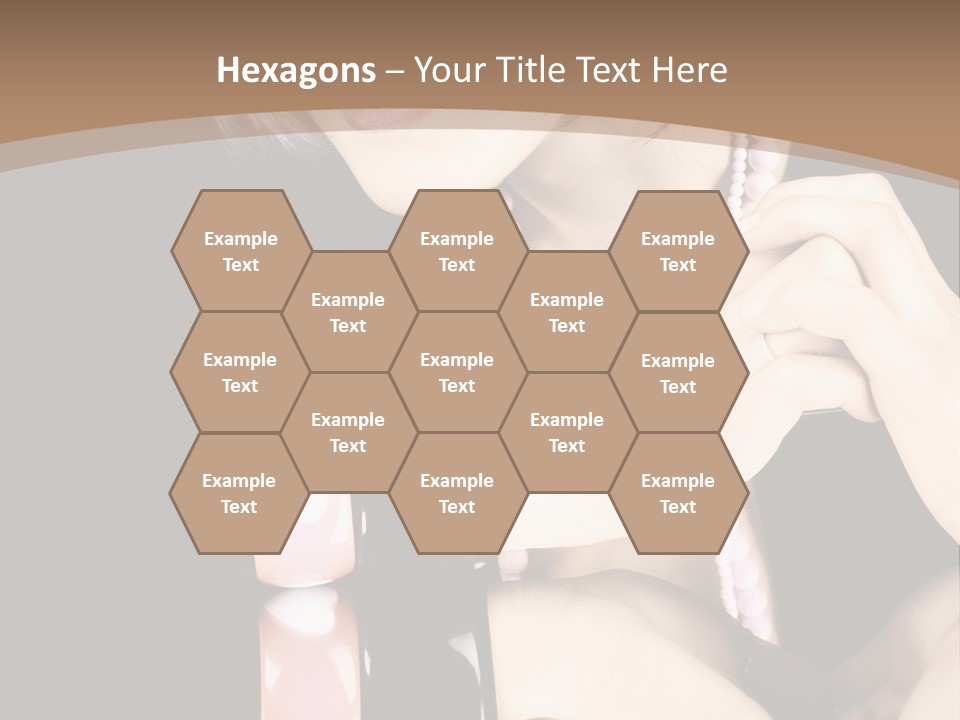 Brown Care Glamour PowerPoint Template