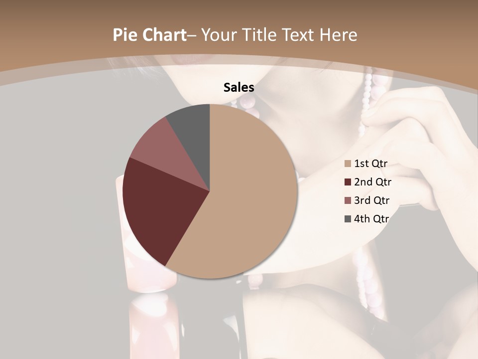 Brown Care Glamour PowerPoint Template