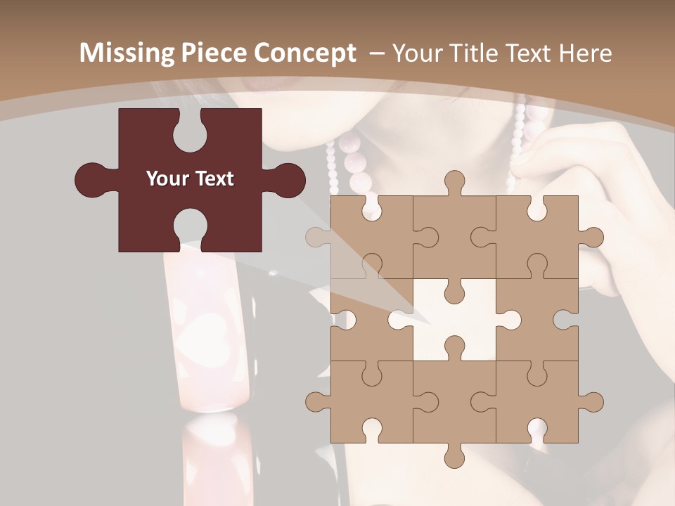 Brown Care Glamour PowerPoint Template