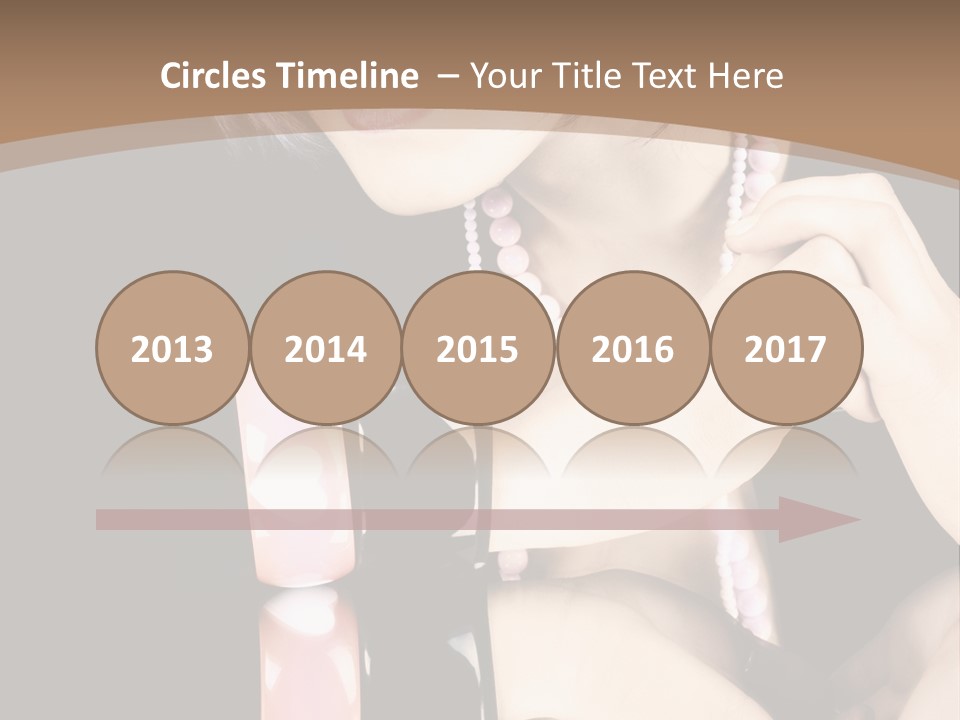 Brown Care Glamour PowerPoint Template