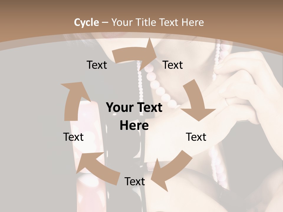 Brown Care Glamour PowerPoint Template