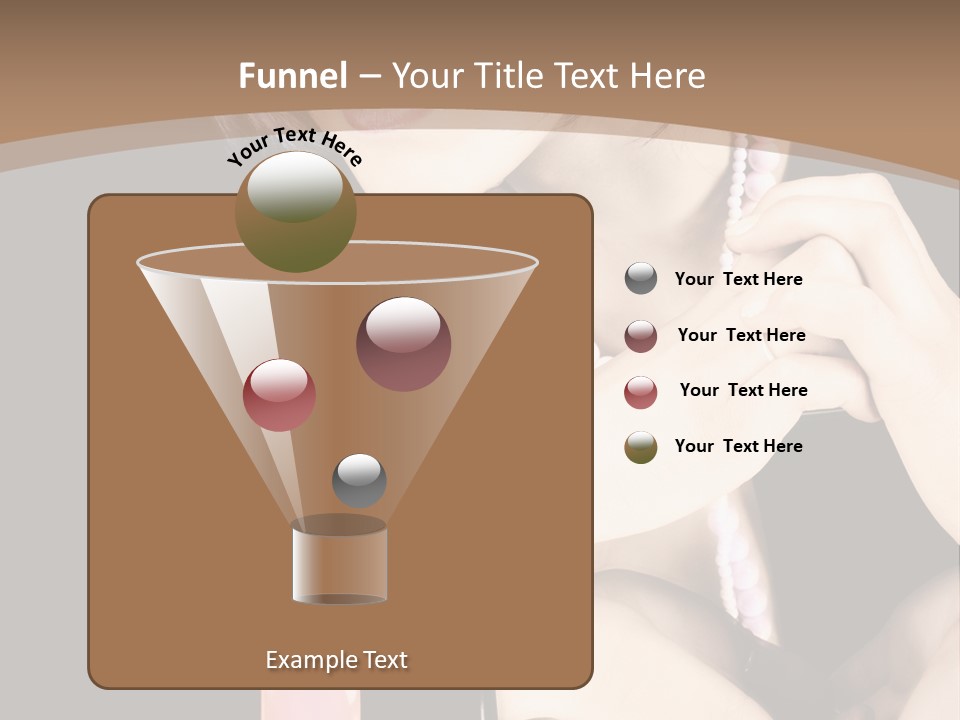 Brown Care Glamour PowerPoint Template