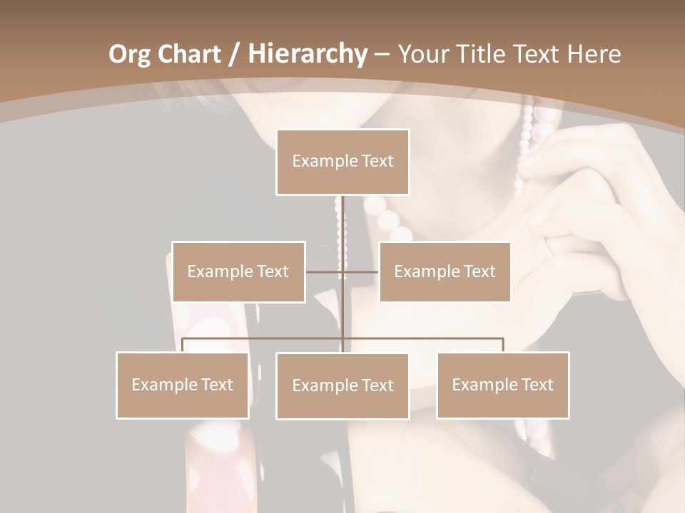 Brown Care Glamour PowerPoint Template