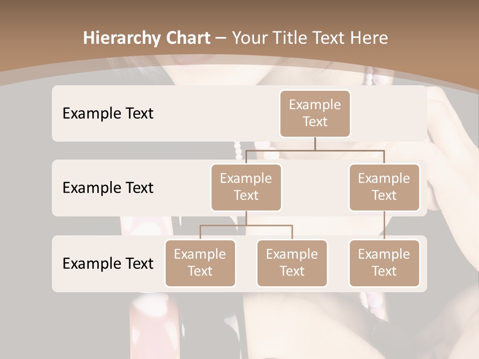 Brown Care Glamour PowerPoint Template