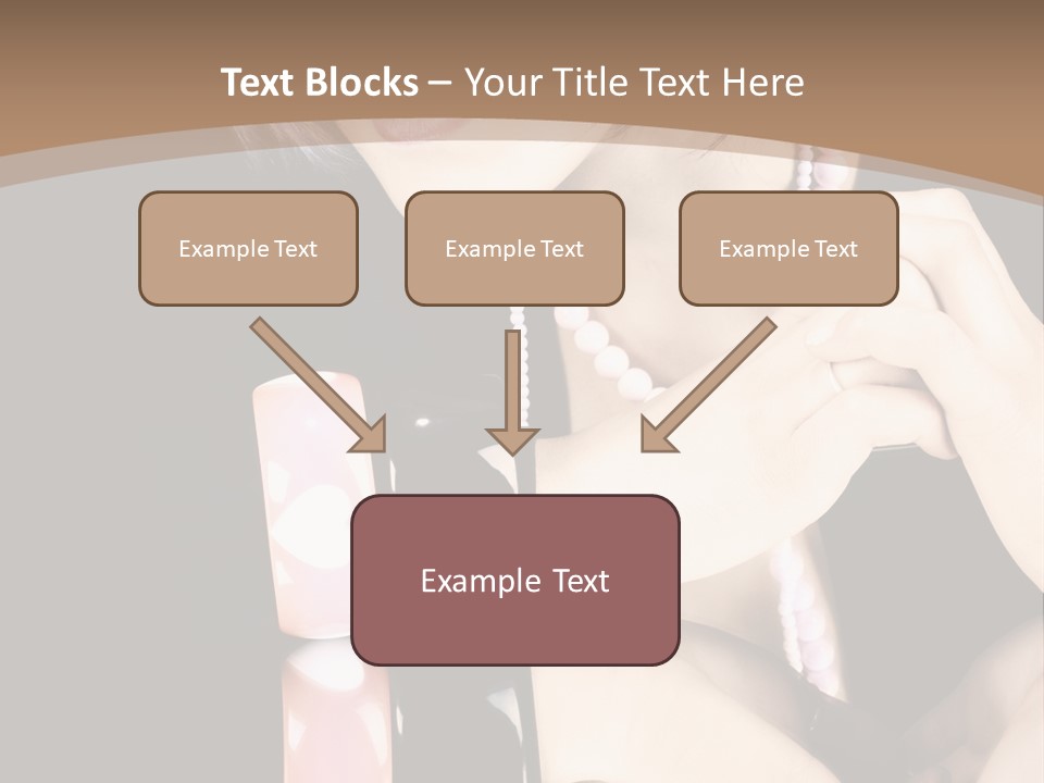 Brown Care Glamour PowerPoint Template