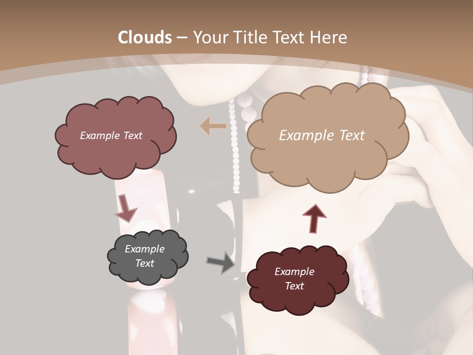 Brown Care Glamour PowerPoint Template