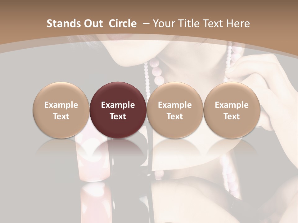 Brown Care Glamour PowerPoint Template