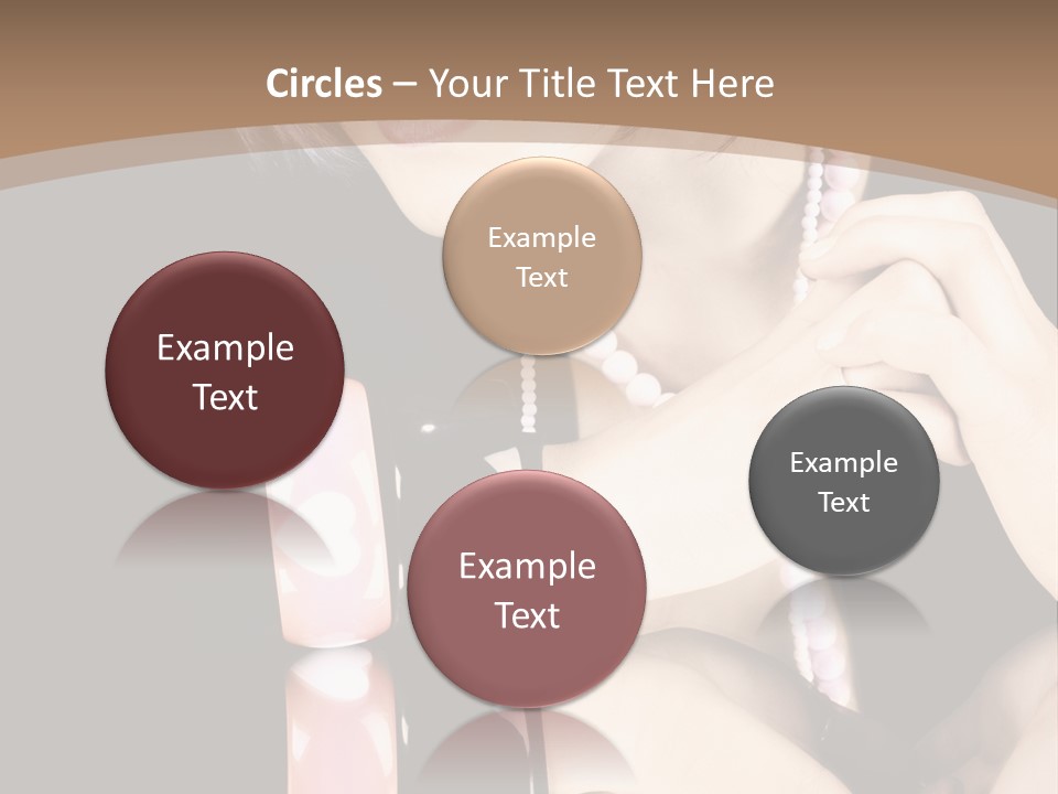 Brown Care Glamour PowerPoint Template