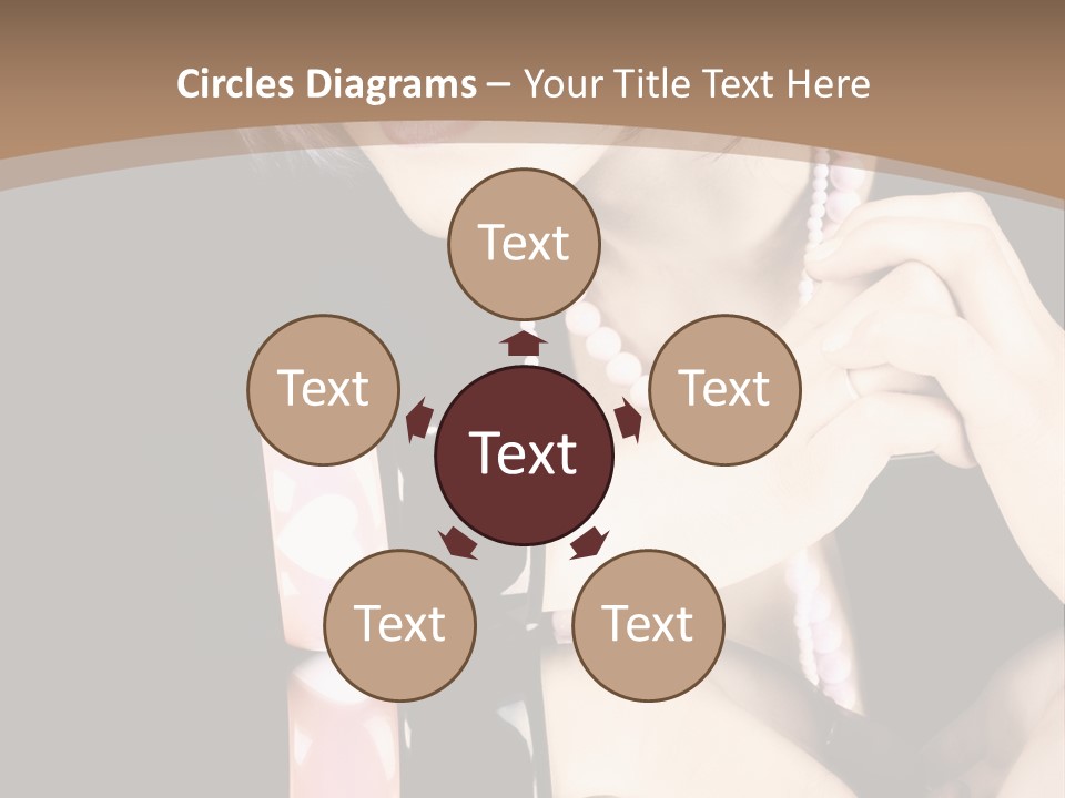 Brown Care Glamour PowerPoint Template