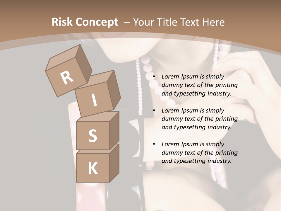 Brown Care Glamour PowerPoint Template