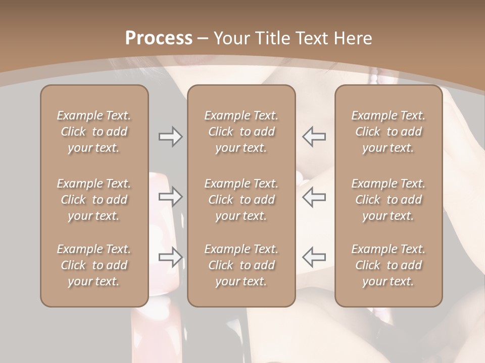 Brown Care Glamour PowerPoint Template