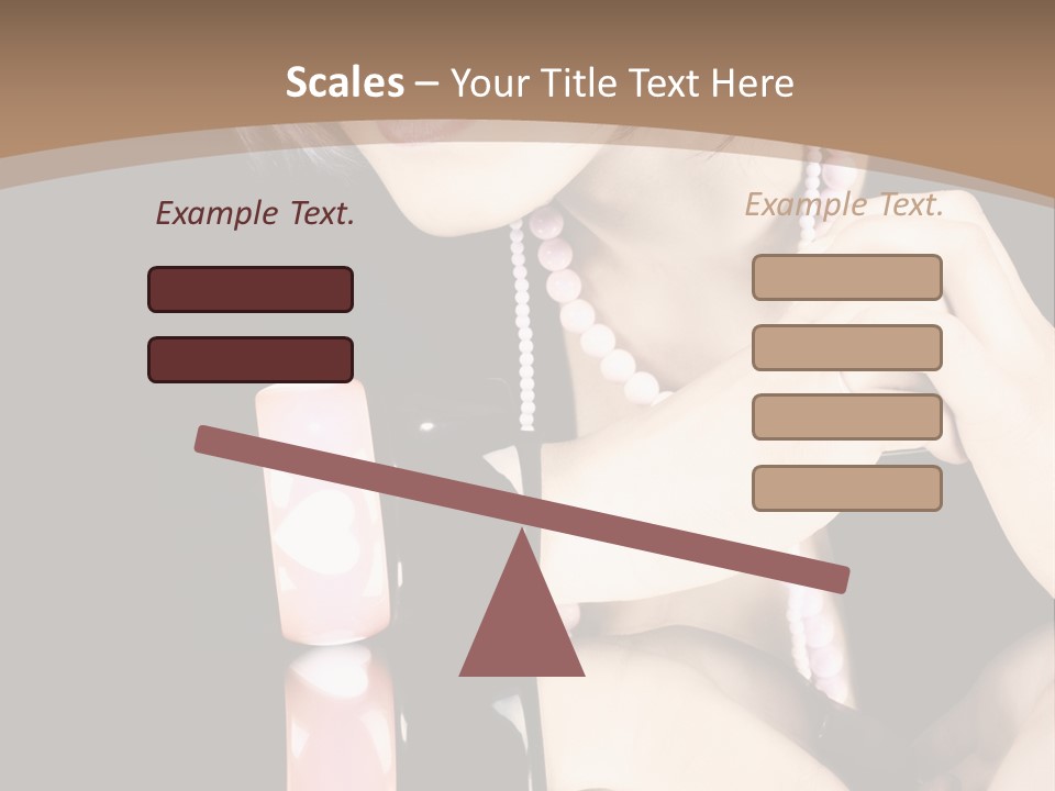 Brown Care Glamour PowerPoint Template