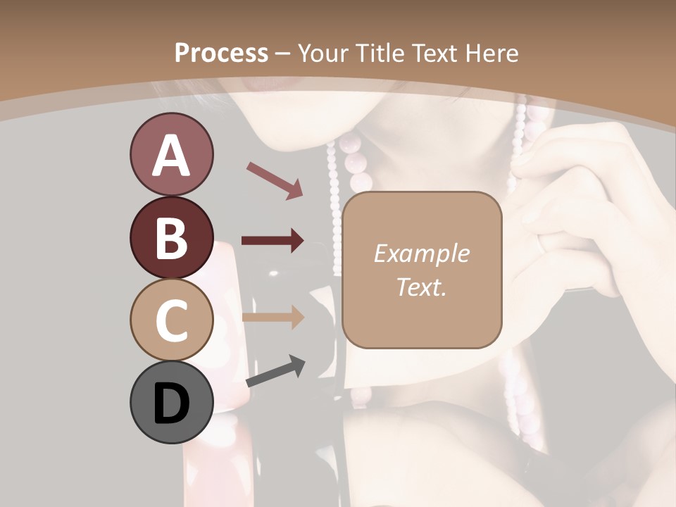 Brown Care Glamour PowerPoint Template