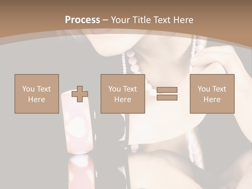 Brown Care Glamour PowerPoint Template