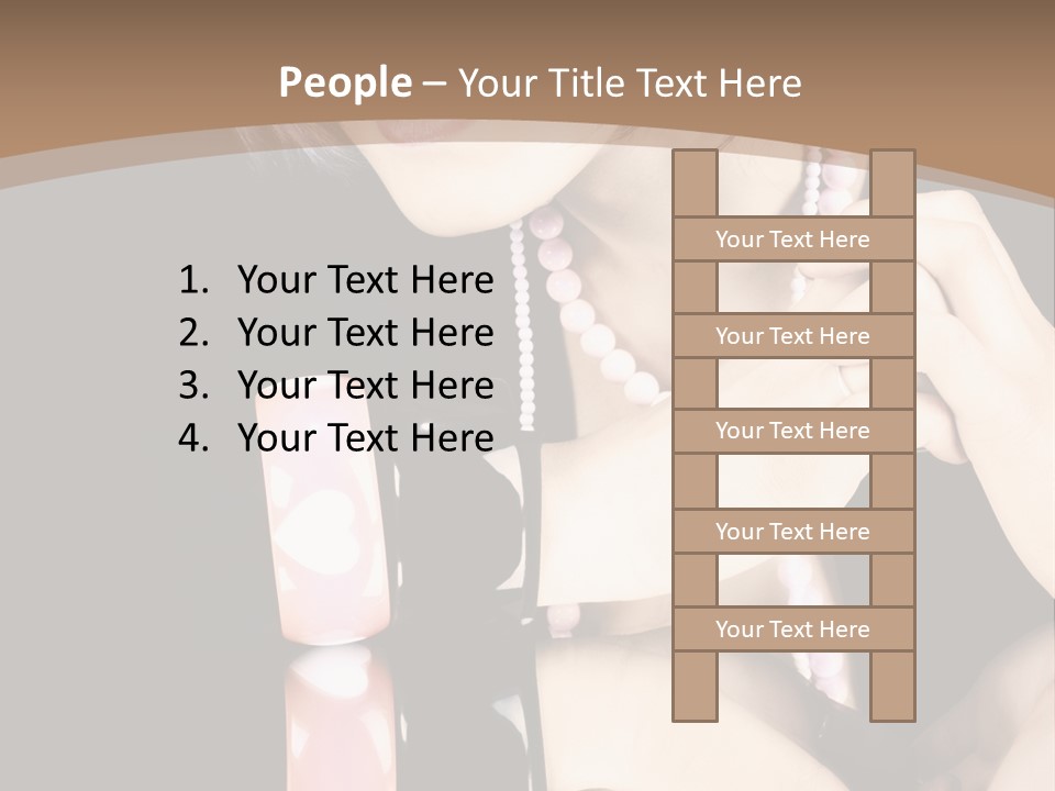 Brown Care Glamour PowerPoint Template