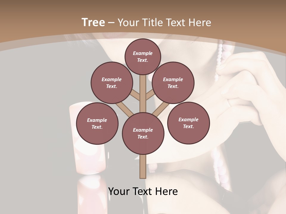 Brown Care Glamour PowerPoint Template