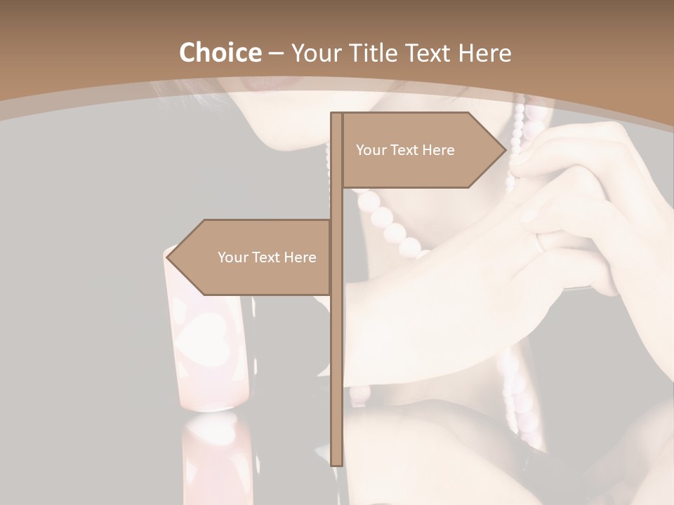 Brown Care Glamour PowerPoint Template