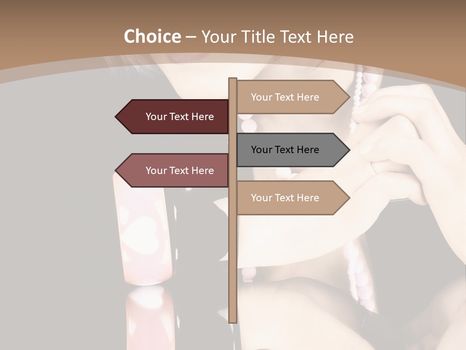 Brown Care Glamour PowerPoint Template