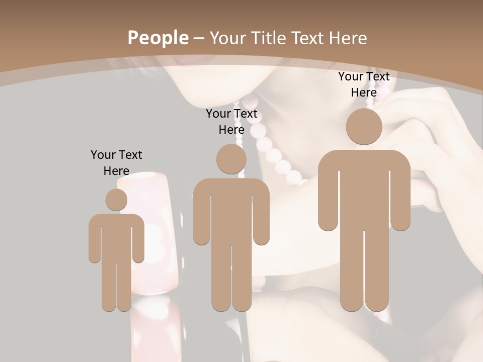 Brown Care Glamour PowerPoint Template