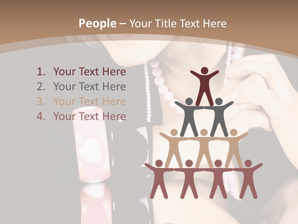 Brown Care Glamour PowerPoint Template