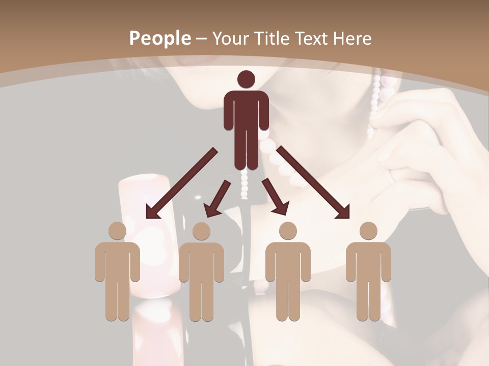 Brown Care Glamour PowerPoint Template