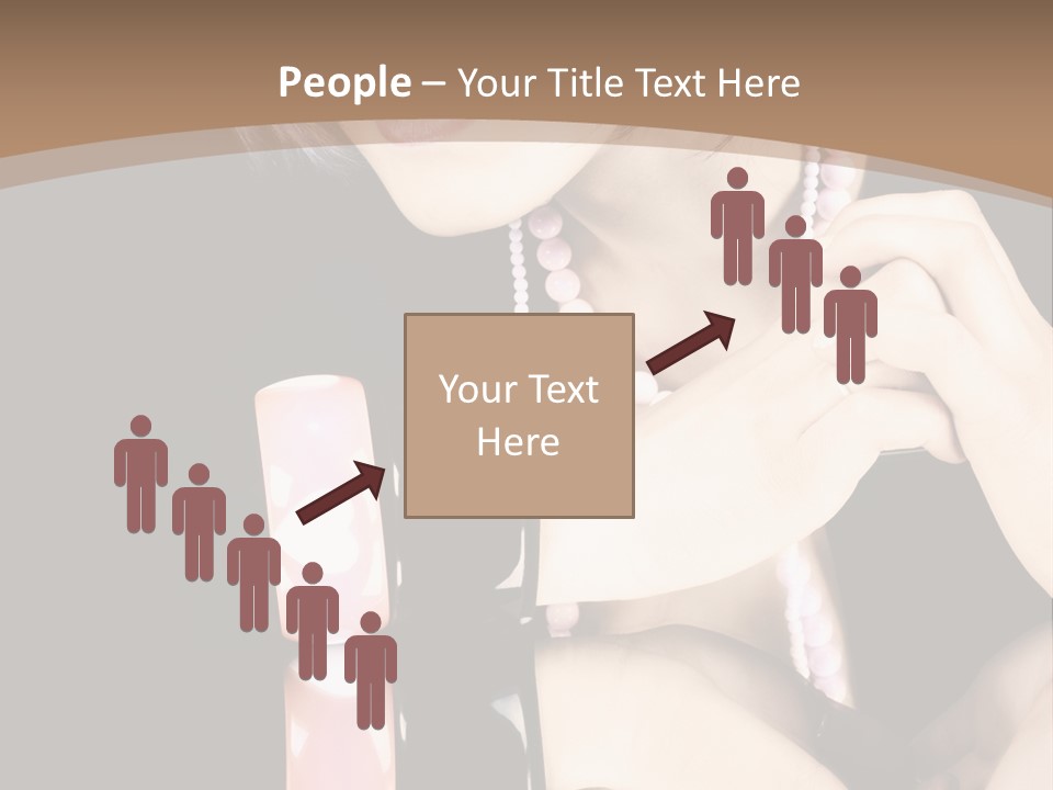 Brown Care Glamour PowerPoint Template