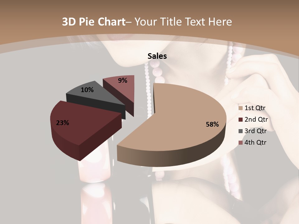 Brown Care Glamour PowerPoint Template