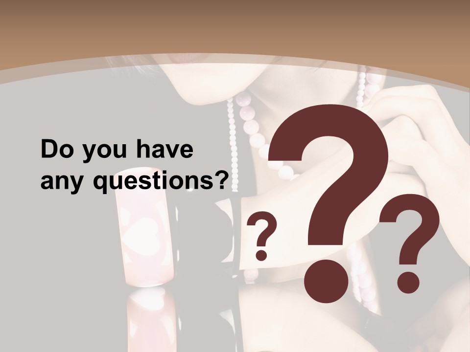 Brown Care Glamour PowerPoint Template