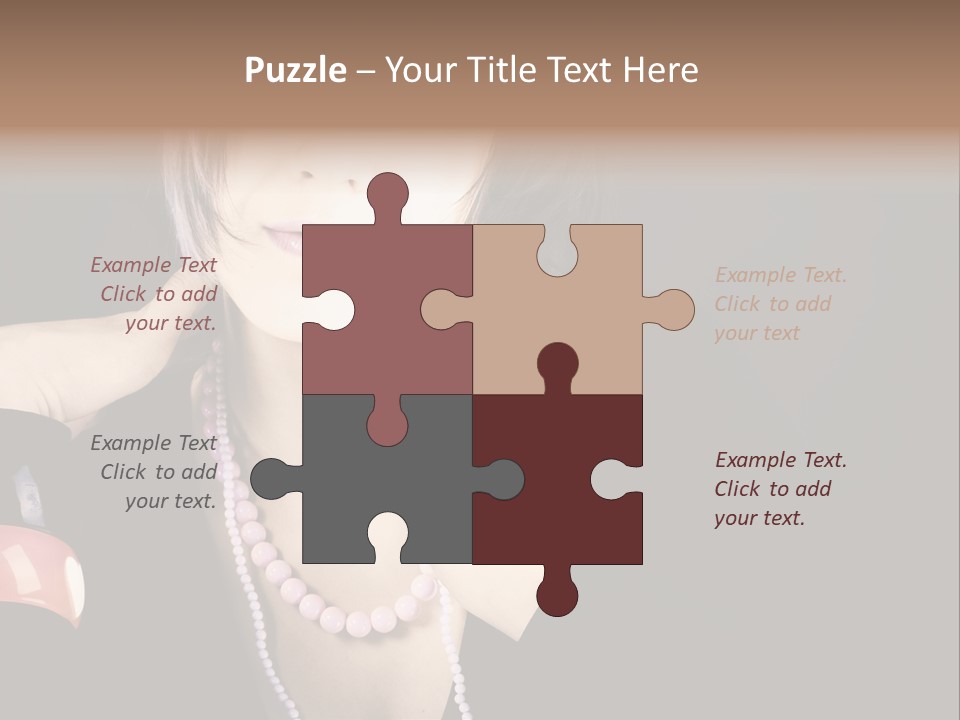 Fashion Elegance Beauty PowerPoint Template