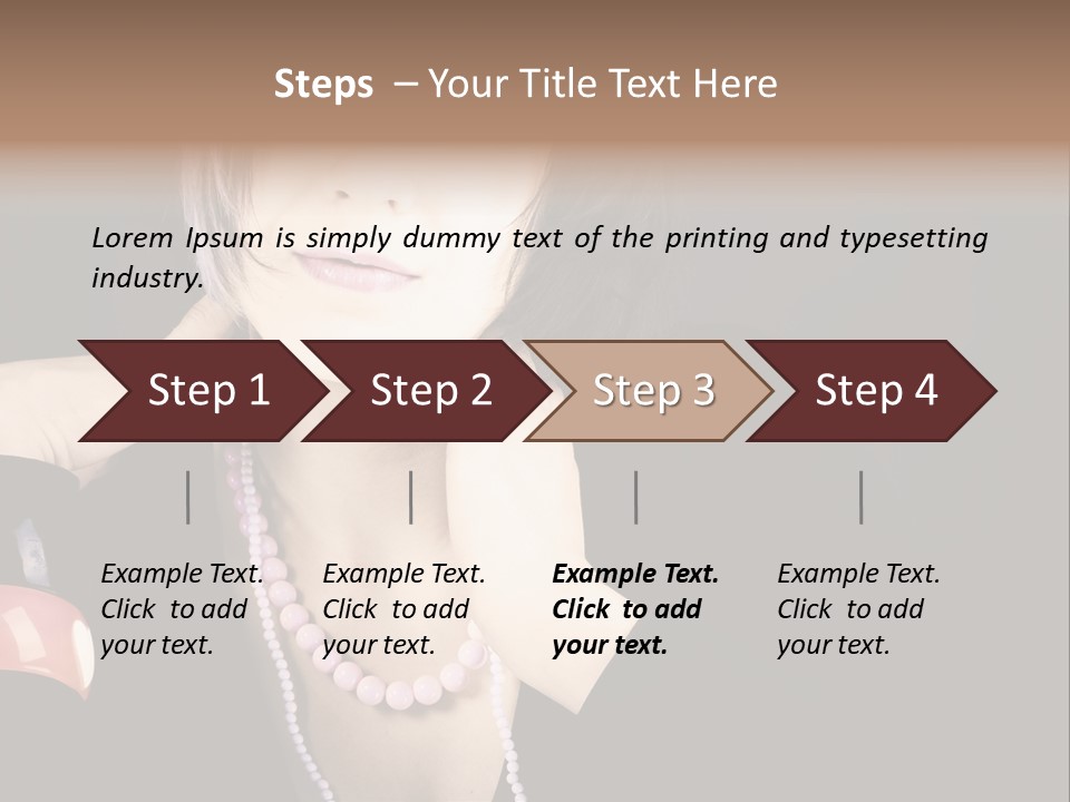 Fashion Elegance Beauty PowerPoint Template