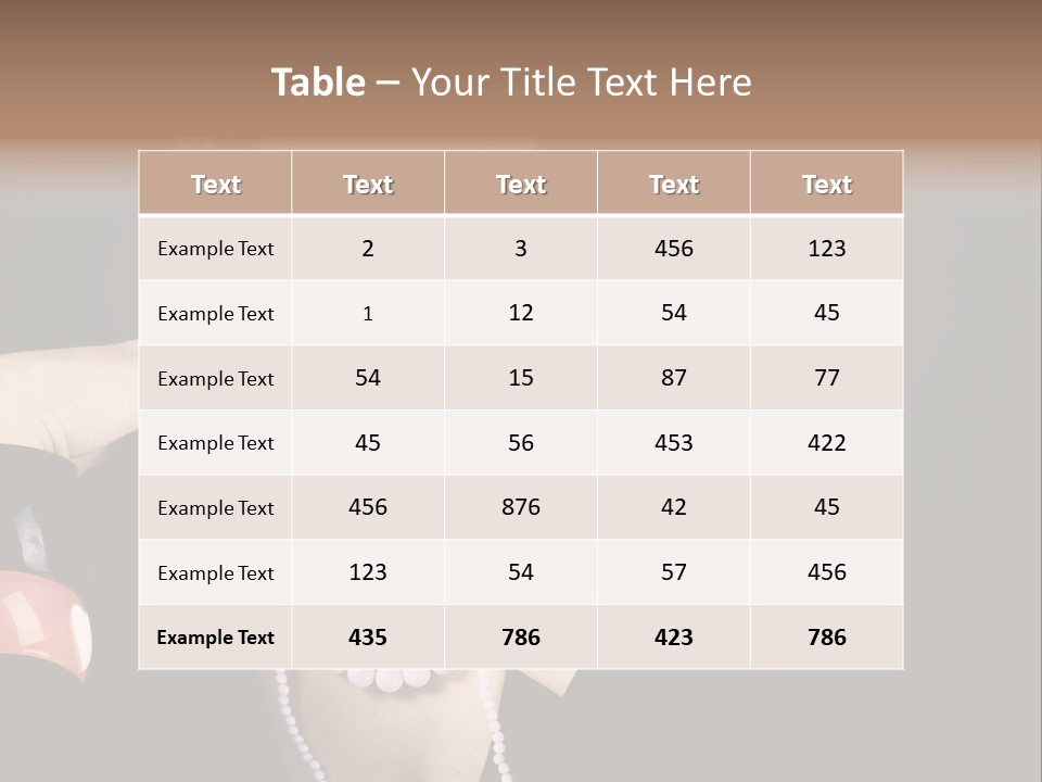Fashion Elegance Beauty PowerPoint Template