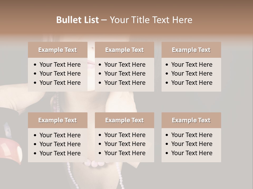 Fashion Elegance Beauty PowerPoint Template