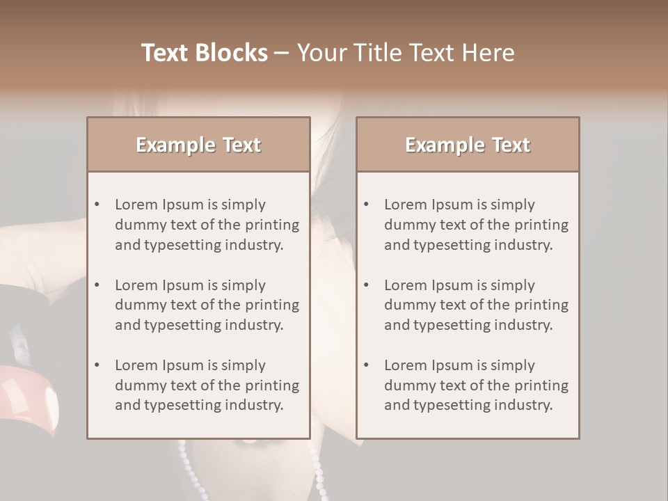 Fashion Elegance Beauty PowerPoint Template