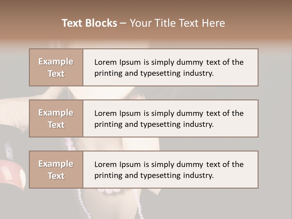 Fashion Elegance Beauty PowerPoint Template