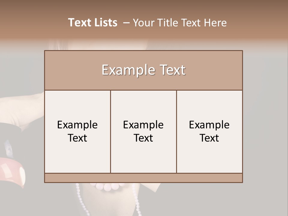 Fashion Elegance Beauty PowerPoint Template