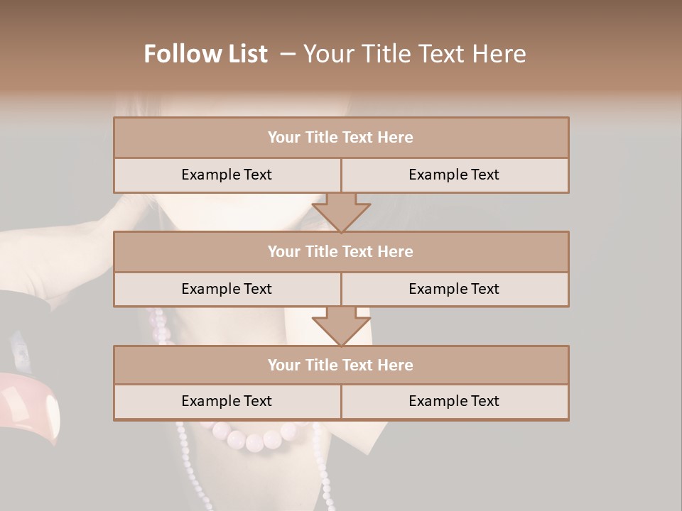 Fashion Elegance Beauty PowerPoint Template