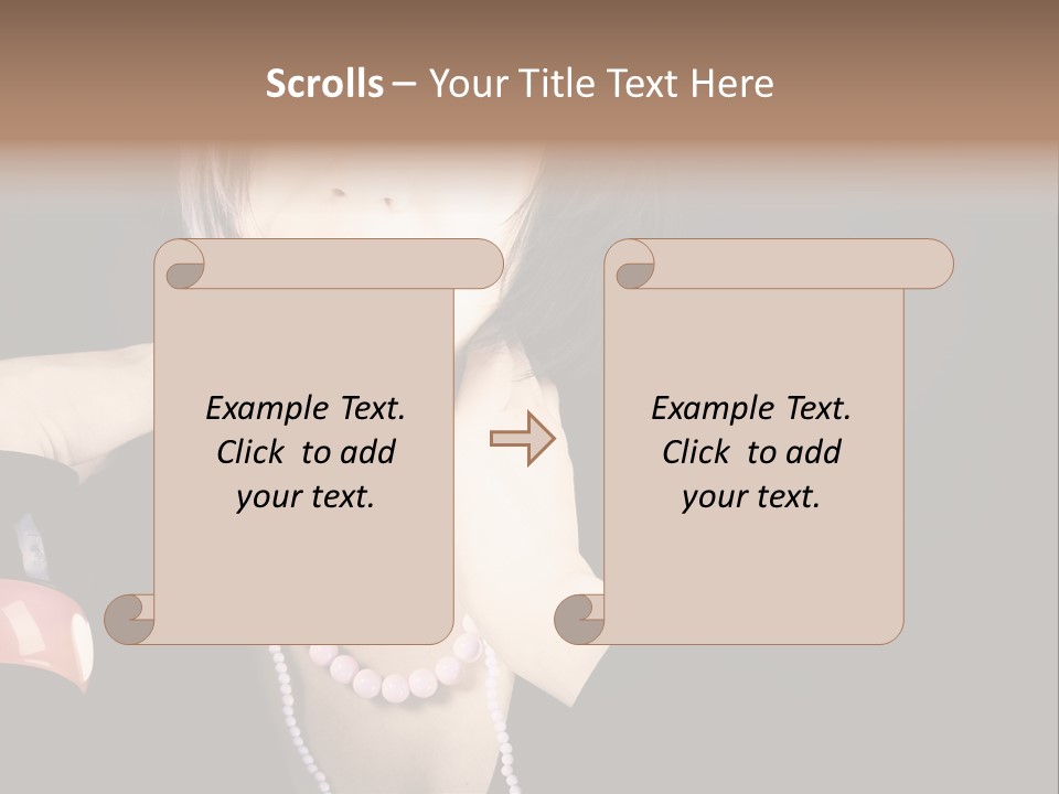 Fashion Elegance Beauty PowerPoint Template
