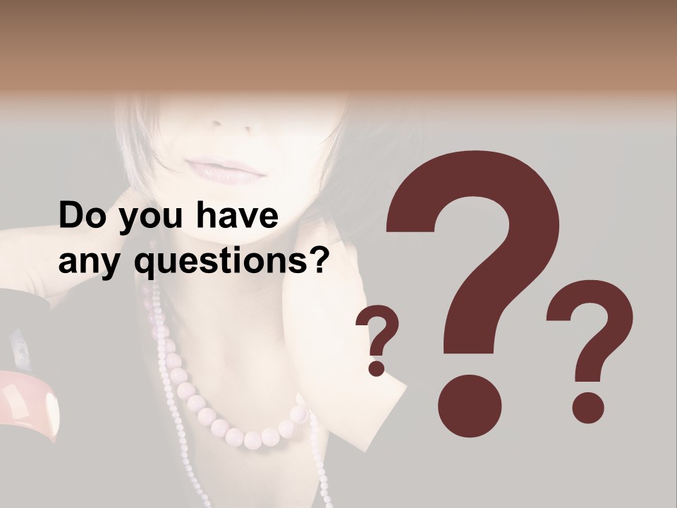 Fashion Elegance Beauty PowerPoint Template